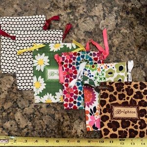 Brighton jewelry pochettes (you get all 6!)